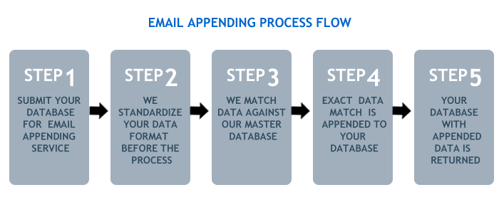 Email Appending Process Flow